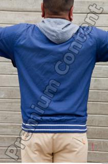 White man blue jacket jeans 0025